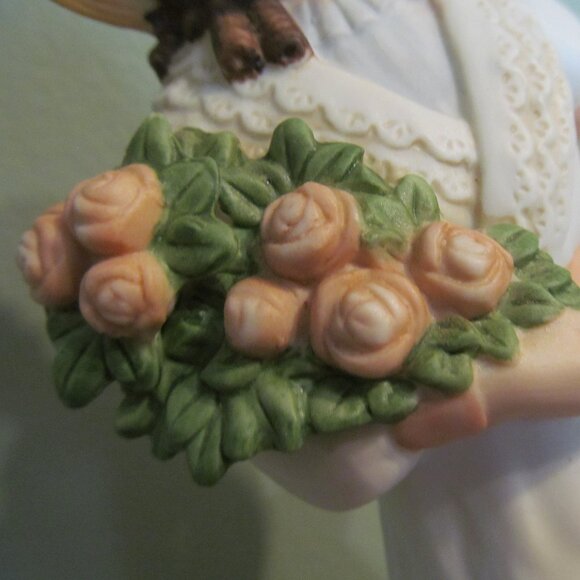 Home Interiors Homco Charlotte Rose Porcelain Lady Figurine #1468 - Picture 5 of 16